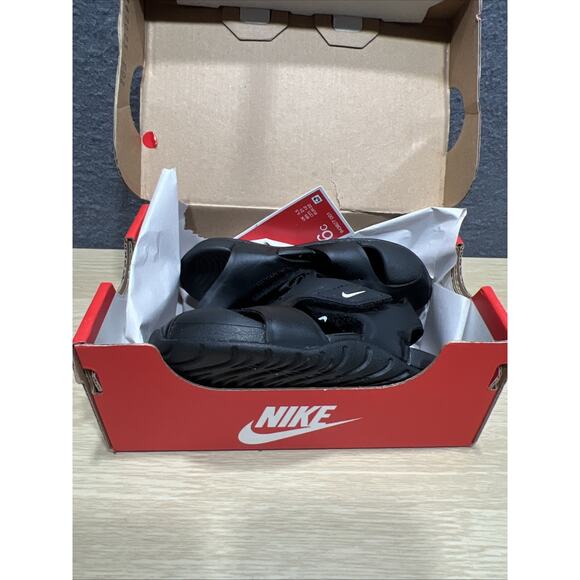 Nike Sunray Protect 2 Sandals Black Size 6C - Picture 6 of 8